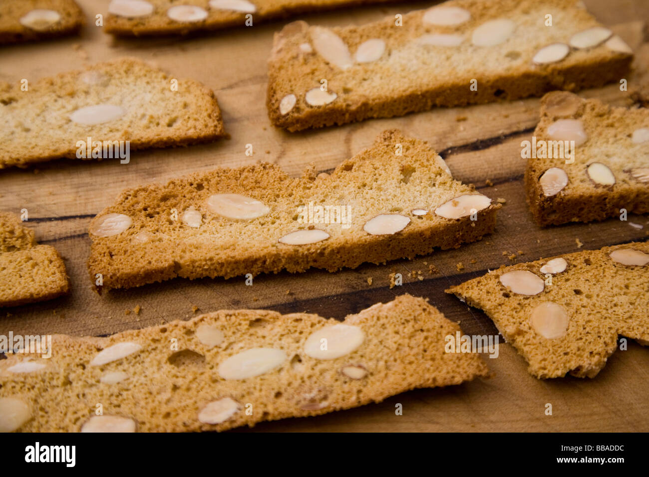 Almond biscuits Stock Photo