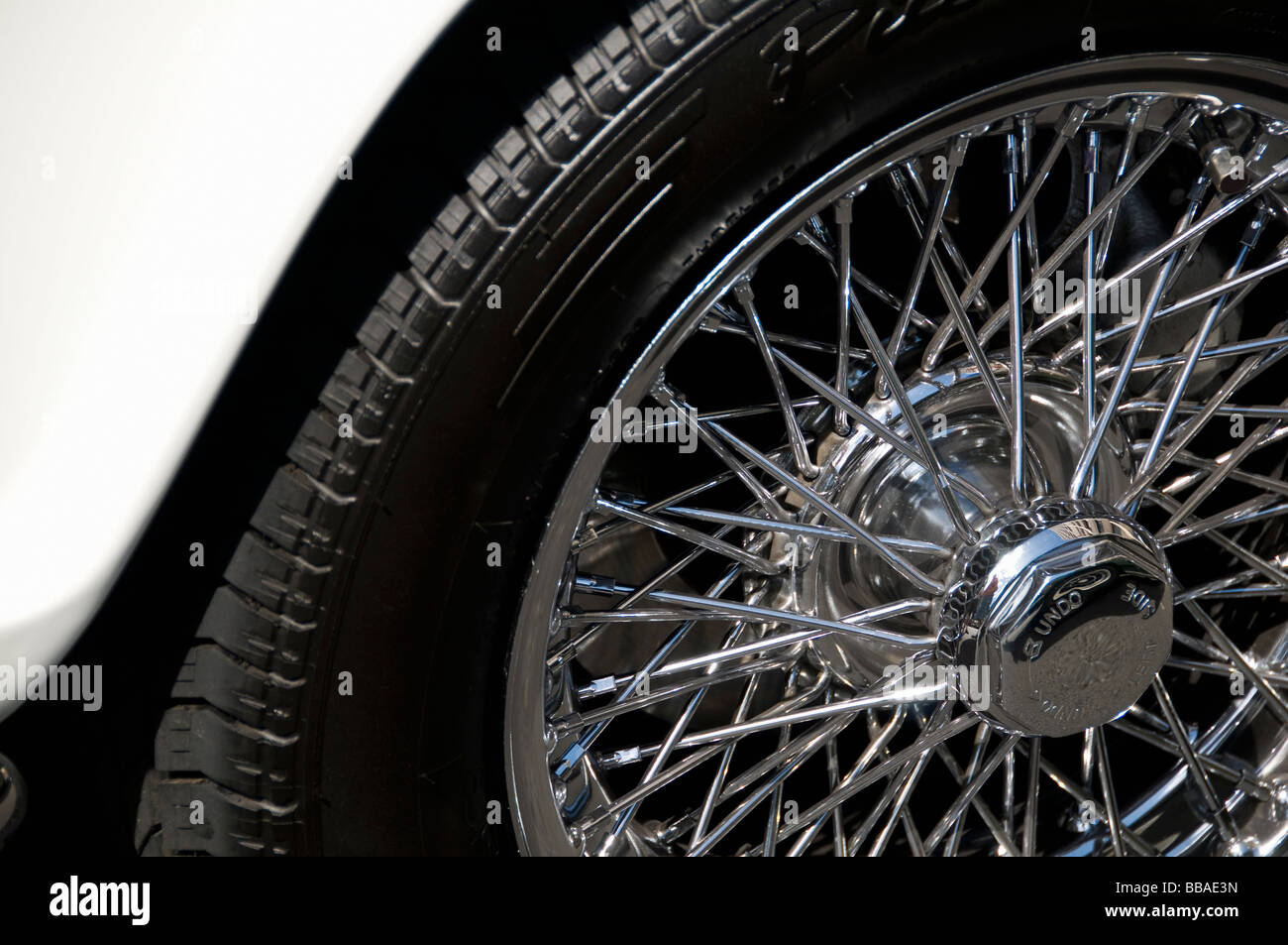 Vintage spoke car wheel hi-res stock photography and images - Alamy