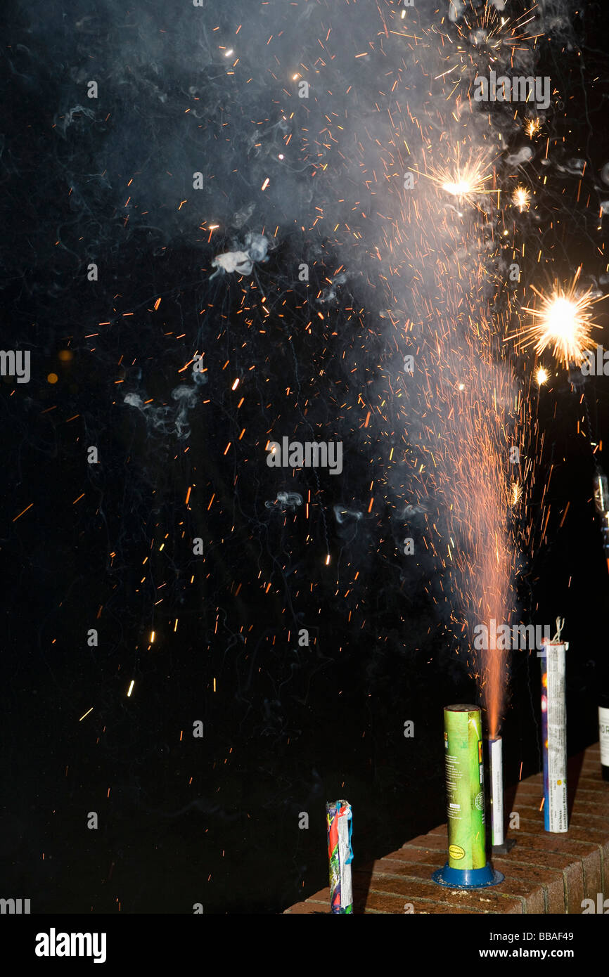 Fireworks exploding Stock Photo Alamy