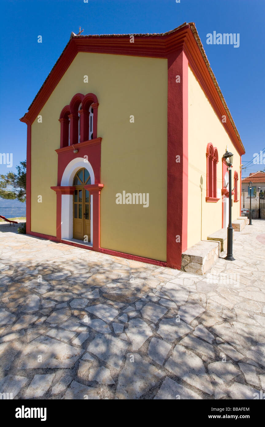 Church Komitata, Kefalonia, Greece Stock Photo