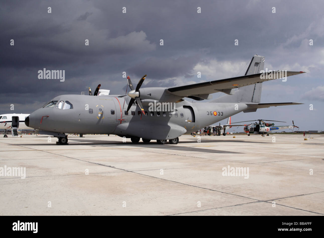 Spanish Air Force CN-235 Stock Photo