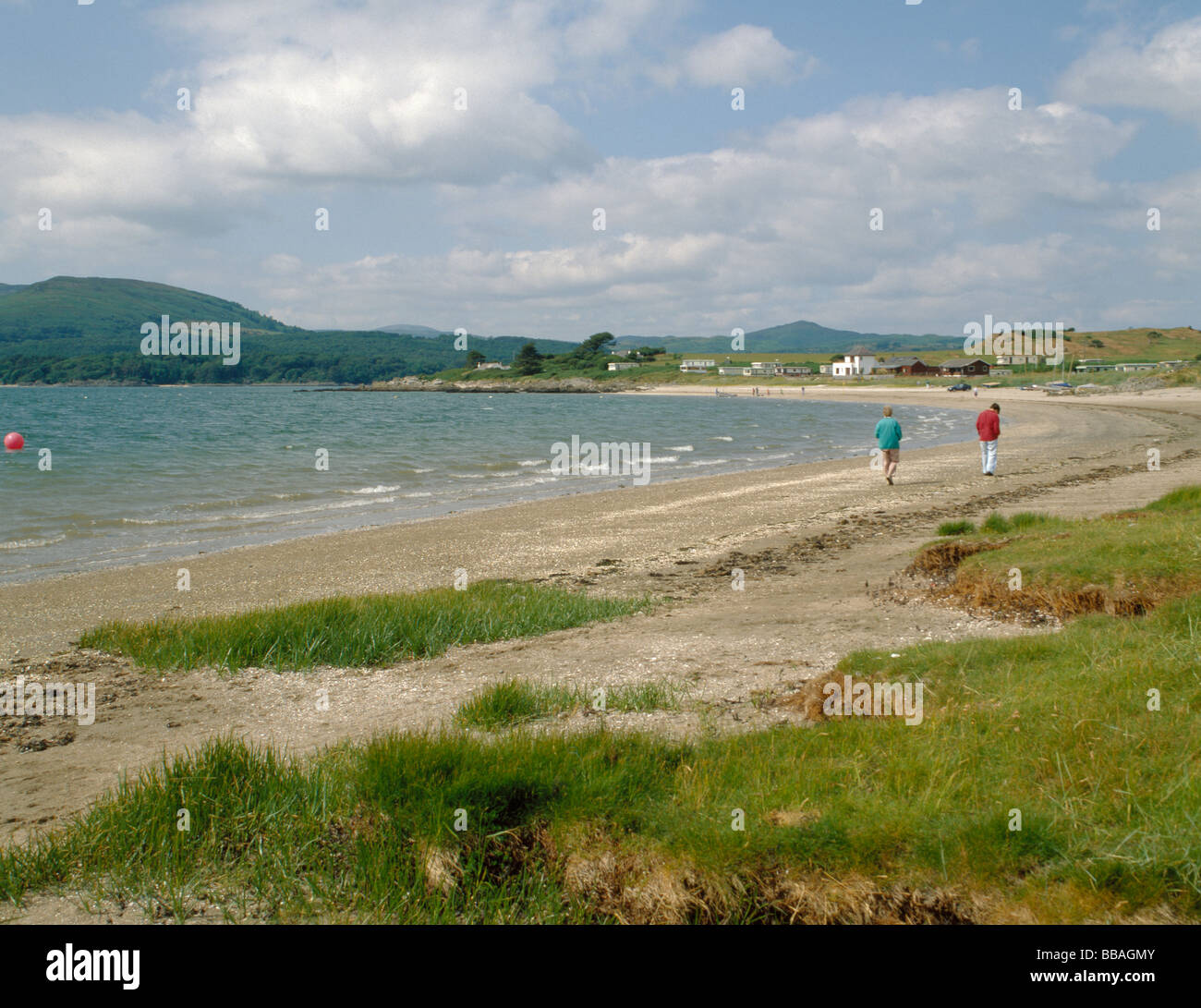 View over Sandgreen beach, near Gatehouse, Dumfries and Galloway