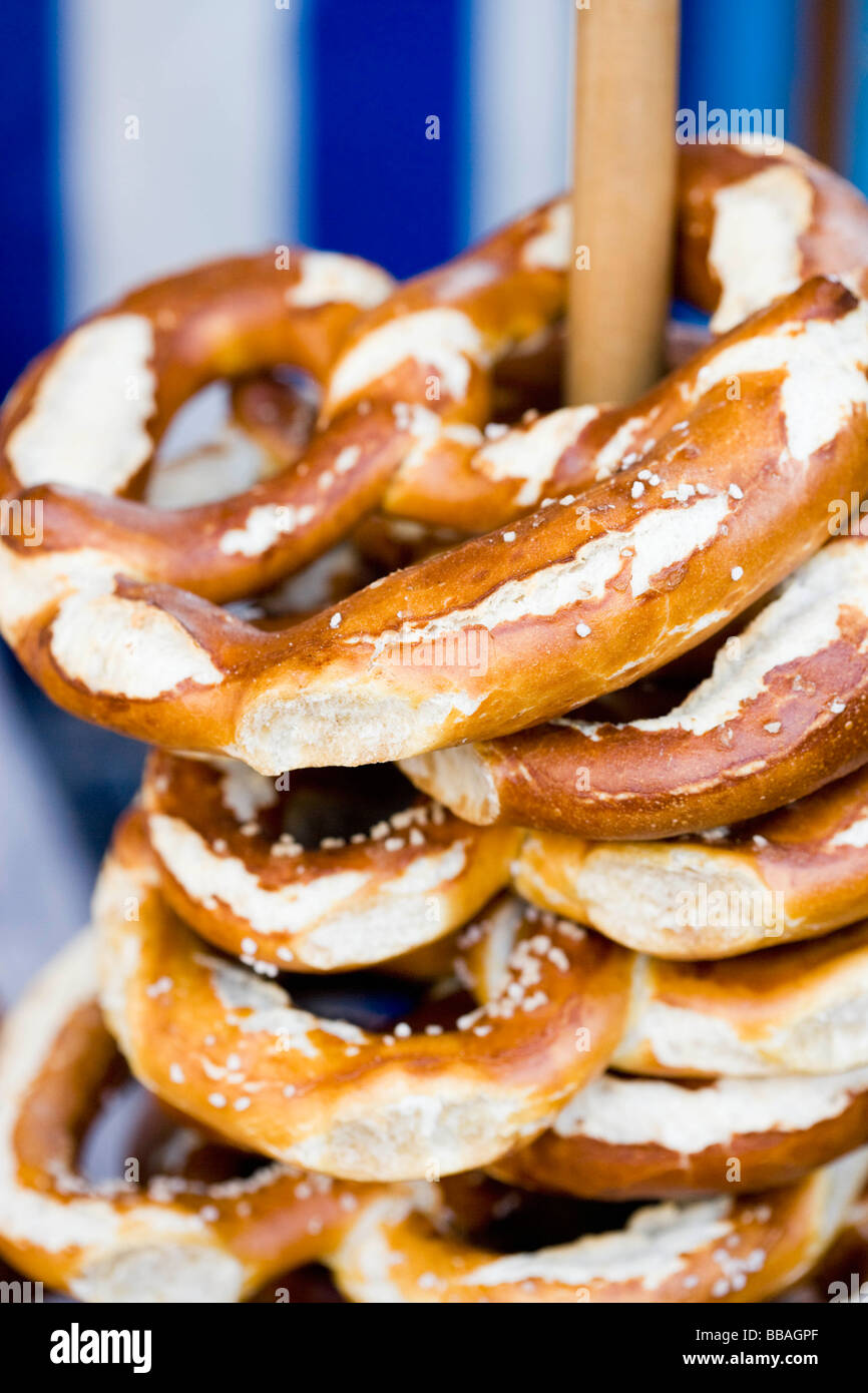 german pretzel Stock Photo Alamy