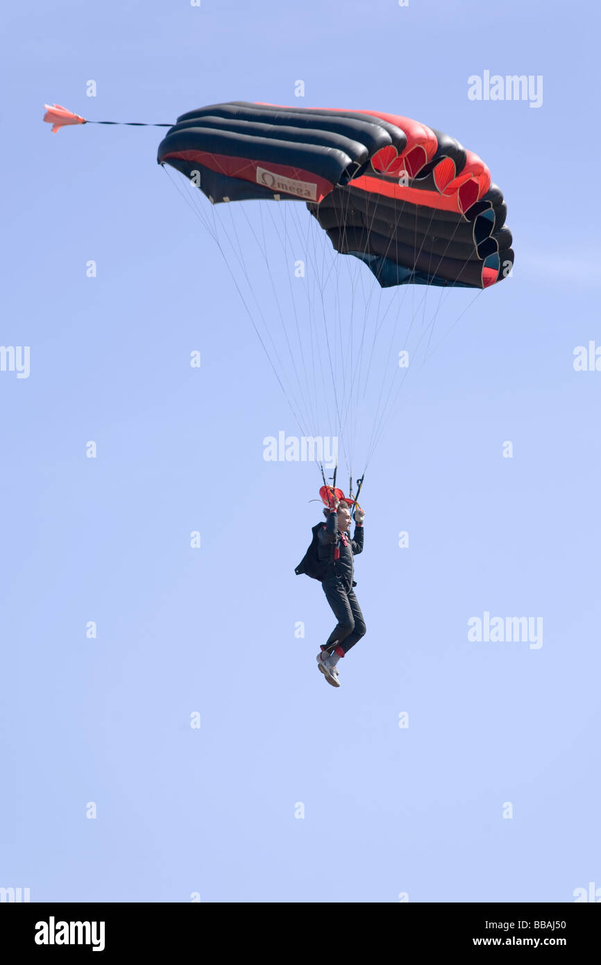 parachutist Stock Photo