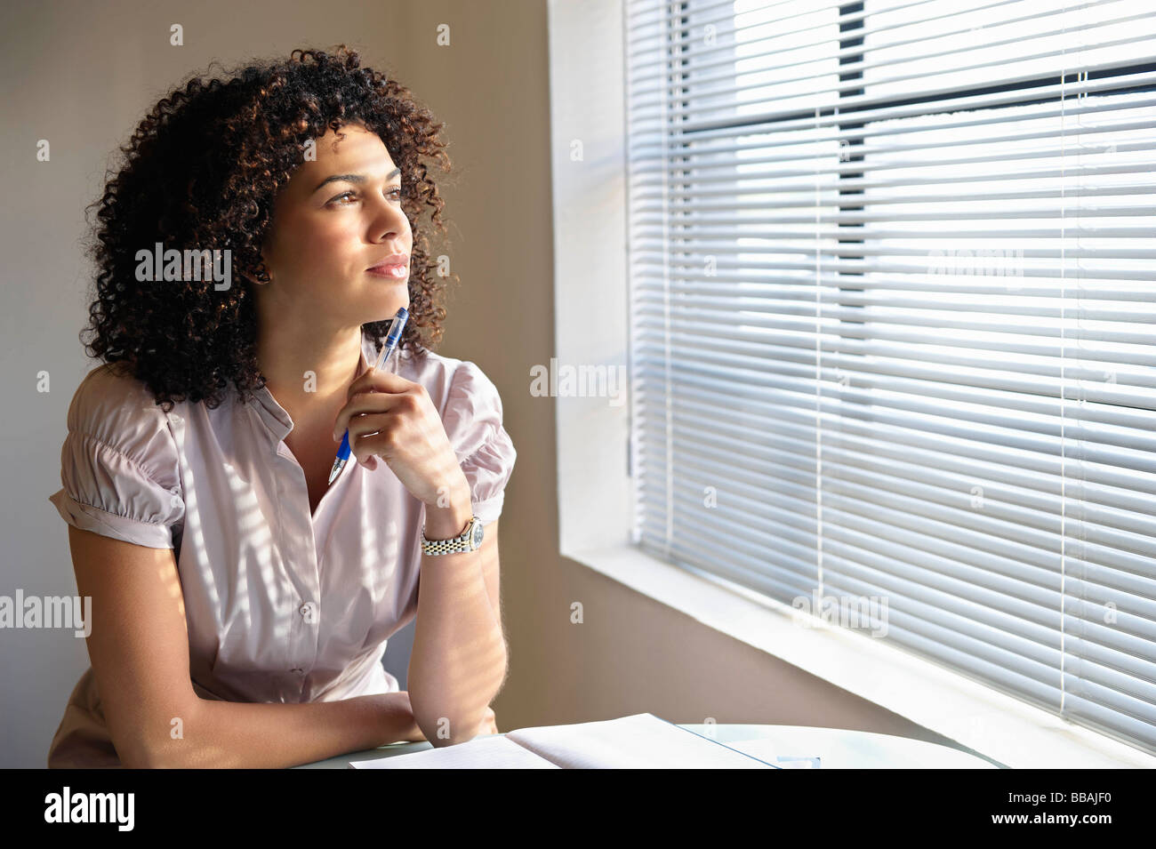 Thinking and pen hi-res stock photography and images - Alamy