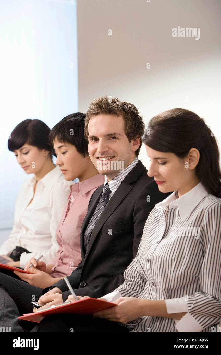 A male applying for a job Stock Photo Alamy