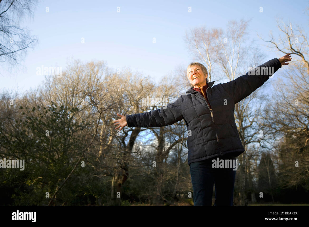 Female retired lady new hi-res stock photography and images - Alamy