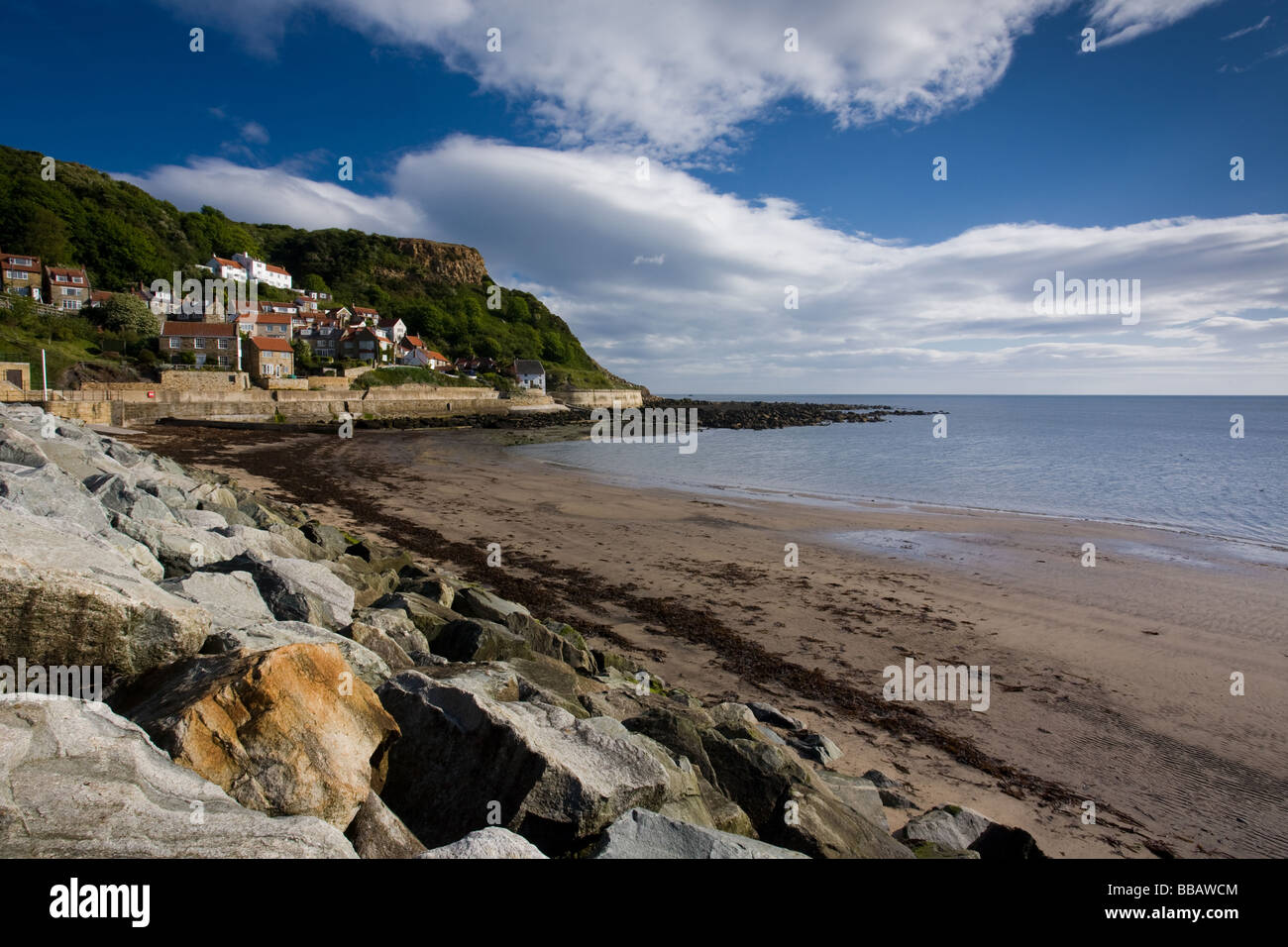 Runswick Bay North Yorkshire England Stock Photo - Alamy