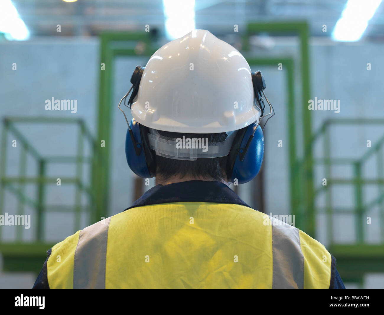 Worker With Protective Clothing Stock Photo