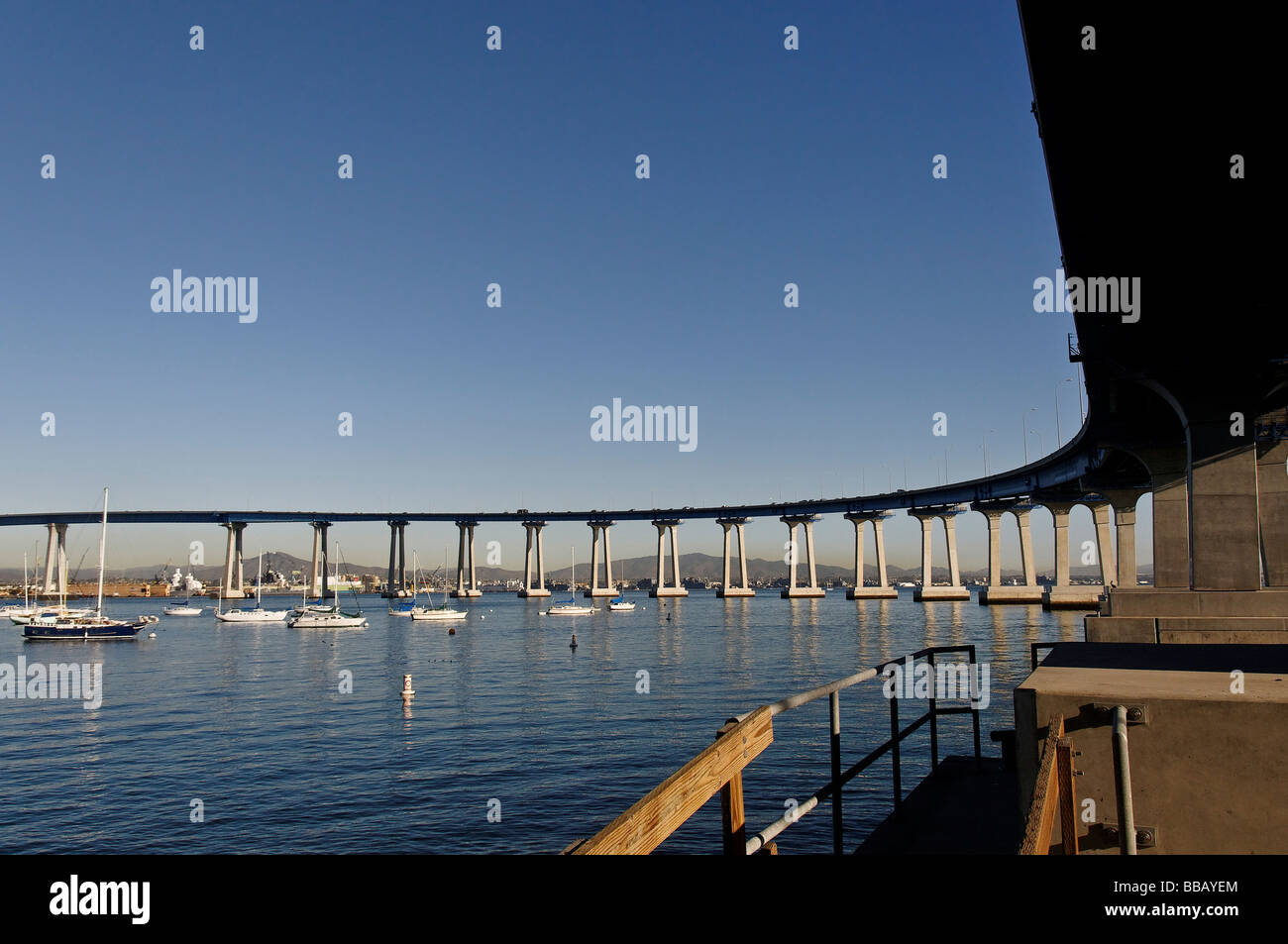USA California San Diego Coronado Bridge Stock Photo