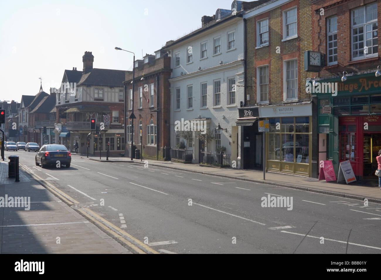 High Street St Albans UK Stock Photo Alamy