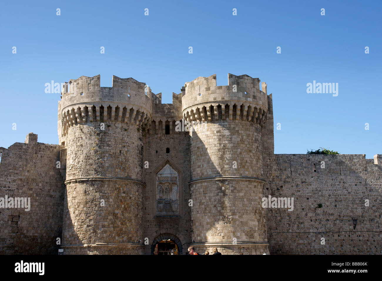 The Marine Gate the Old Town Rhodes Greeece (c) Marc Jackson Photography Stock Photo