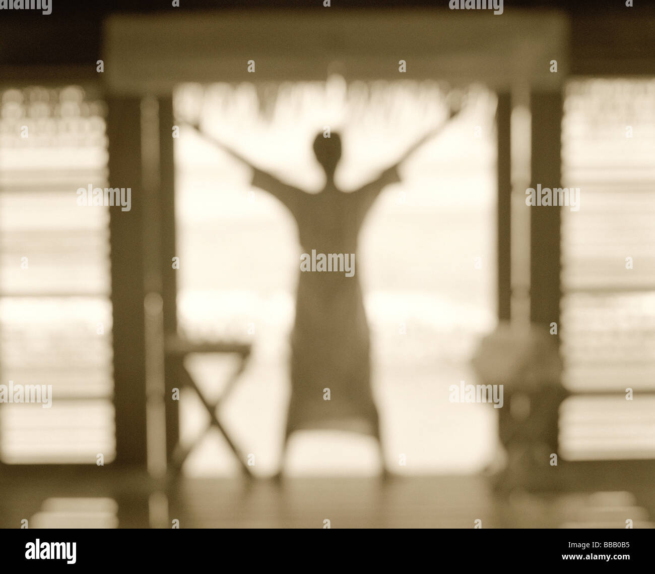Asian men silhouette hi-res stock photography and images - Alamy