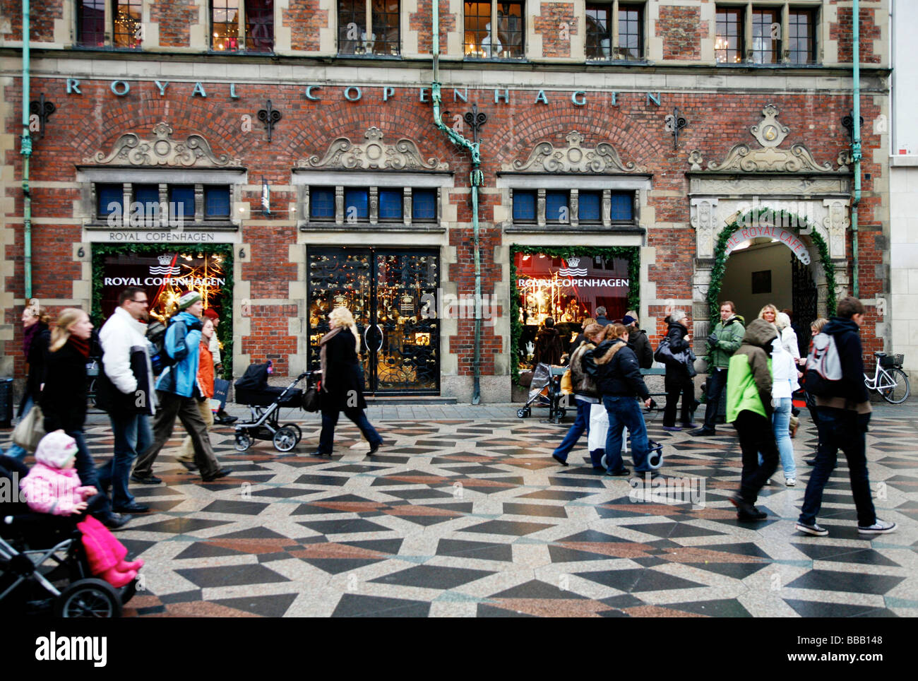 Stroget shopping street, Copenhagen Stock Photo Alamy