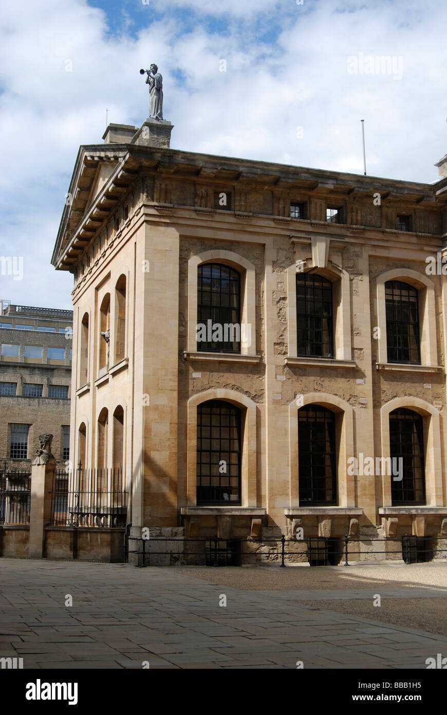 The Clarendon building in Oxford, originally housed the Oxford University Press but now used by the Bodleian Library Stock Photo