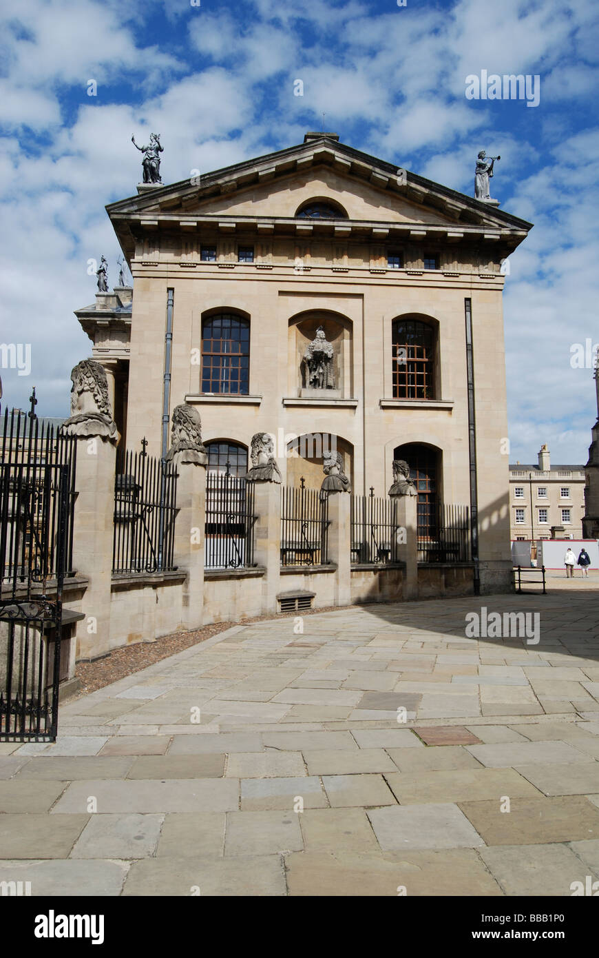 The Clarendon building in Oxford, originally housed the Oxford University Press but now used by the Bodleian Library Stock Photo
