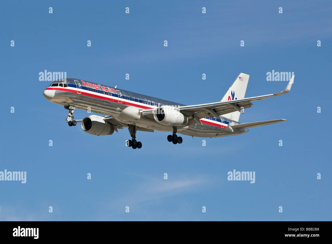 A Boeing 757 of American Airlines Stock Photo