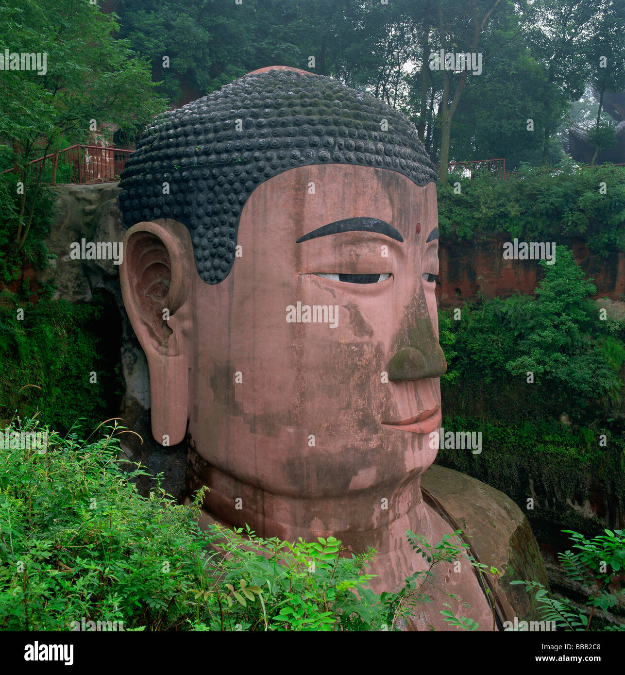 Buddha Leshan Sichuan China Stock Photo Alamy