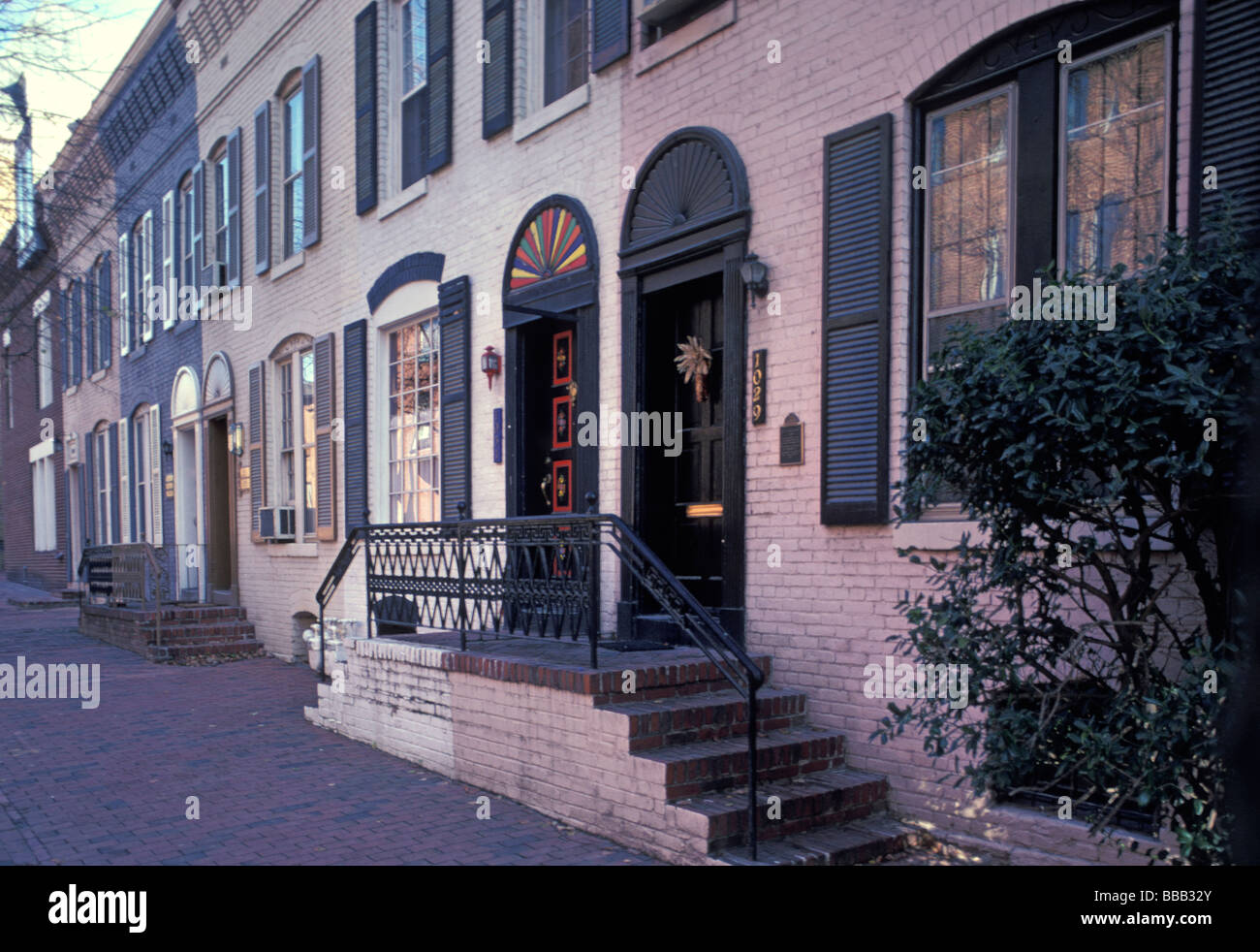 Residences in DC Stock Photo Alamy