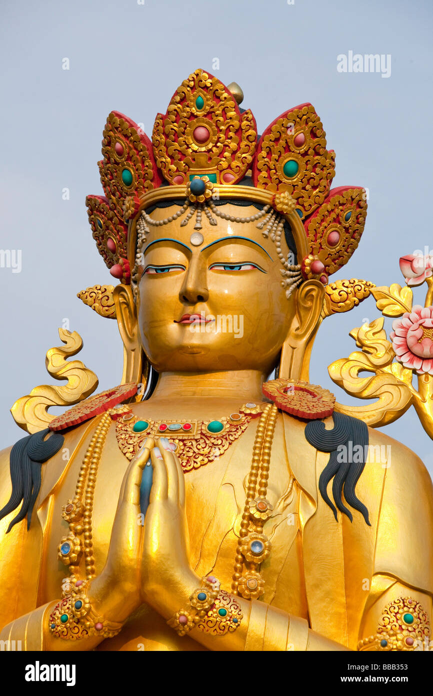 Large Gold statue of Buddha Kathmandu Nepal Asia 93661 NepalKathmandu