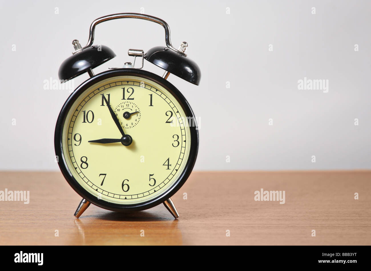 Retro alarm clock Stock Photo