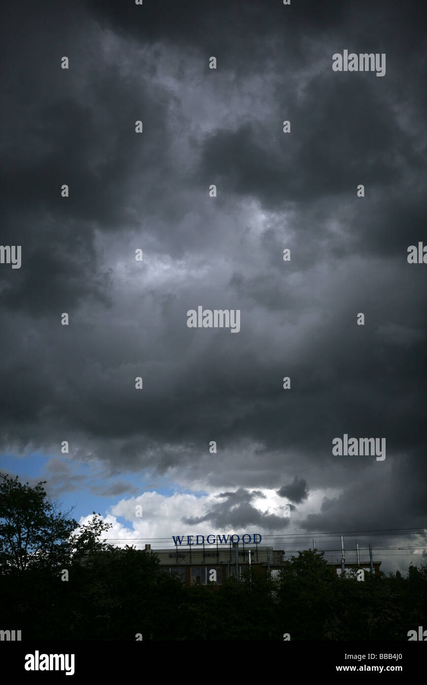 The Wedgwood pottery factory headquarters in Barlaston, Stoke on Trent