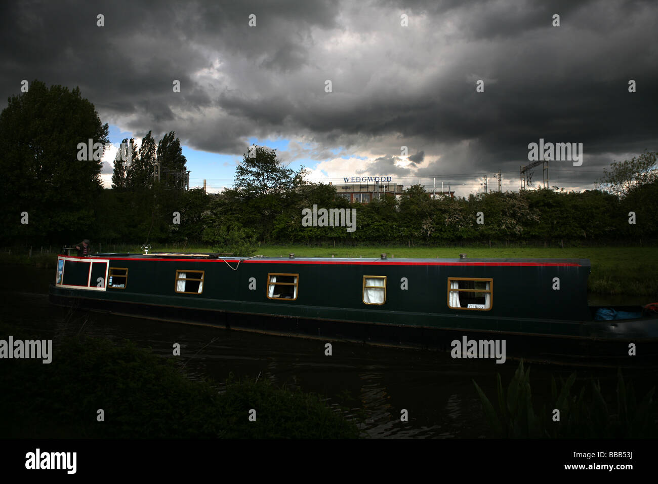 The Wedgwood pottery factory headquarters in Barlaston, Stoke on Trent