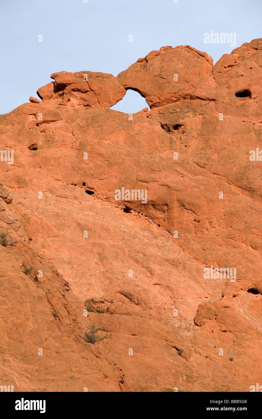 Kissing Camels Formation Garden Of The Gods Colorado Usa Stock