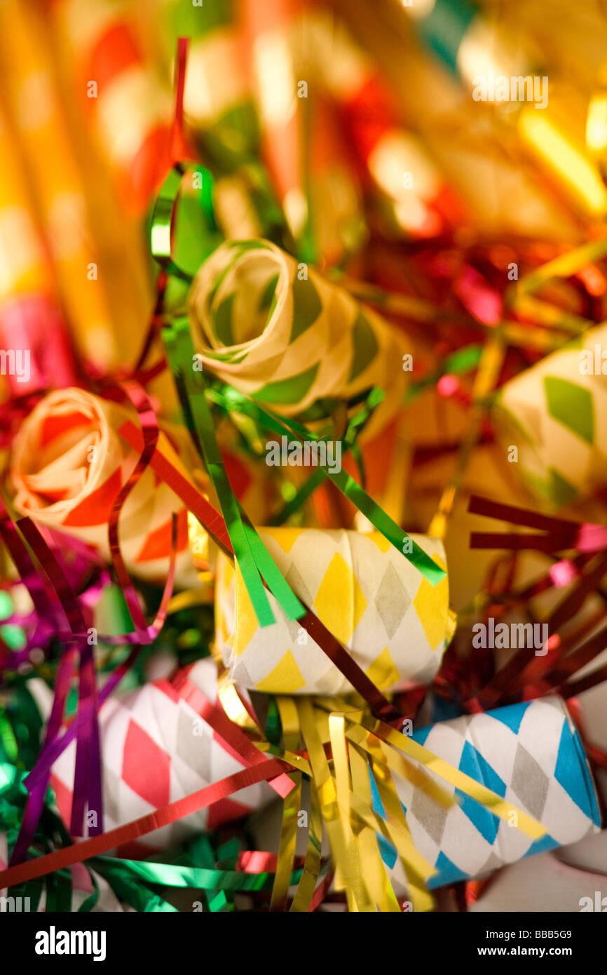 Party blowers Stock Photo