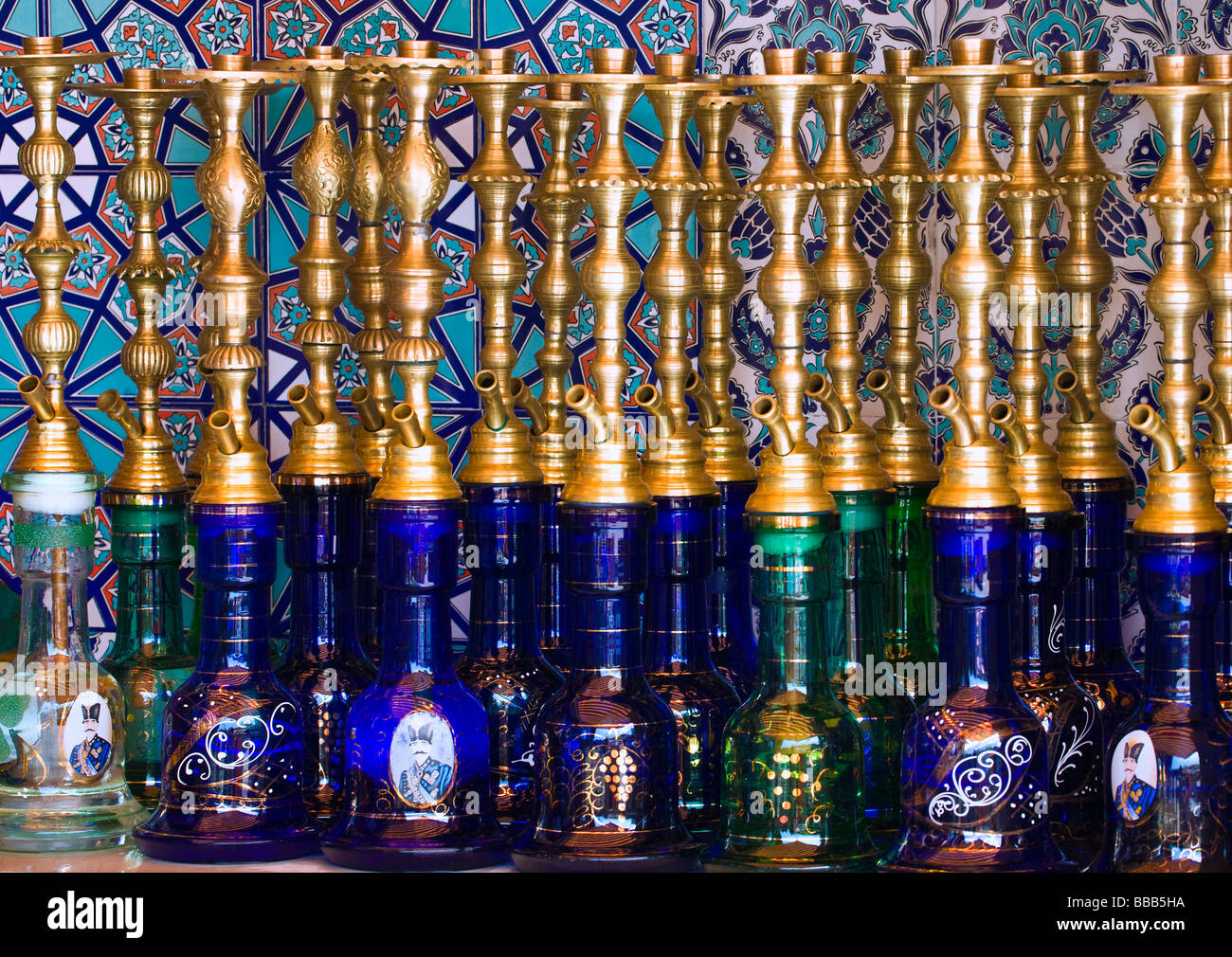 Istanbul, Turkey; Nargileh water pipes for sale Stock Photo Alamy
