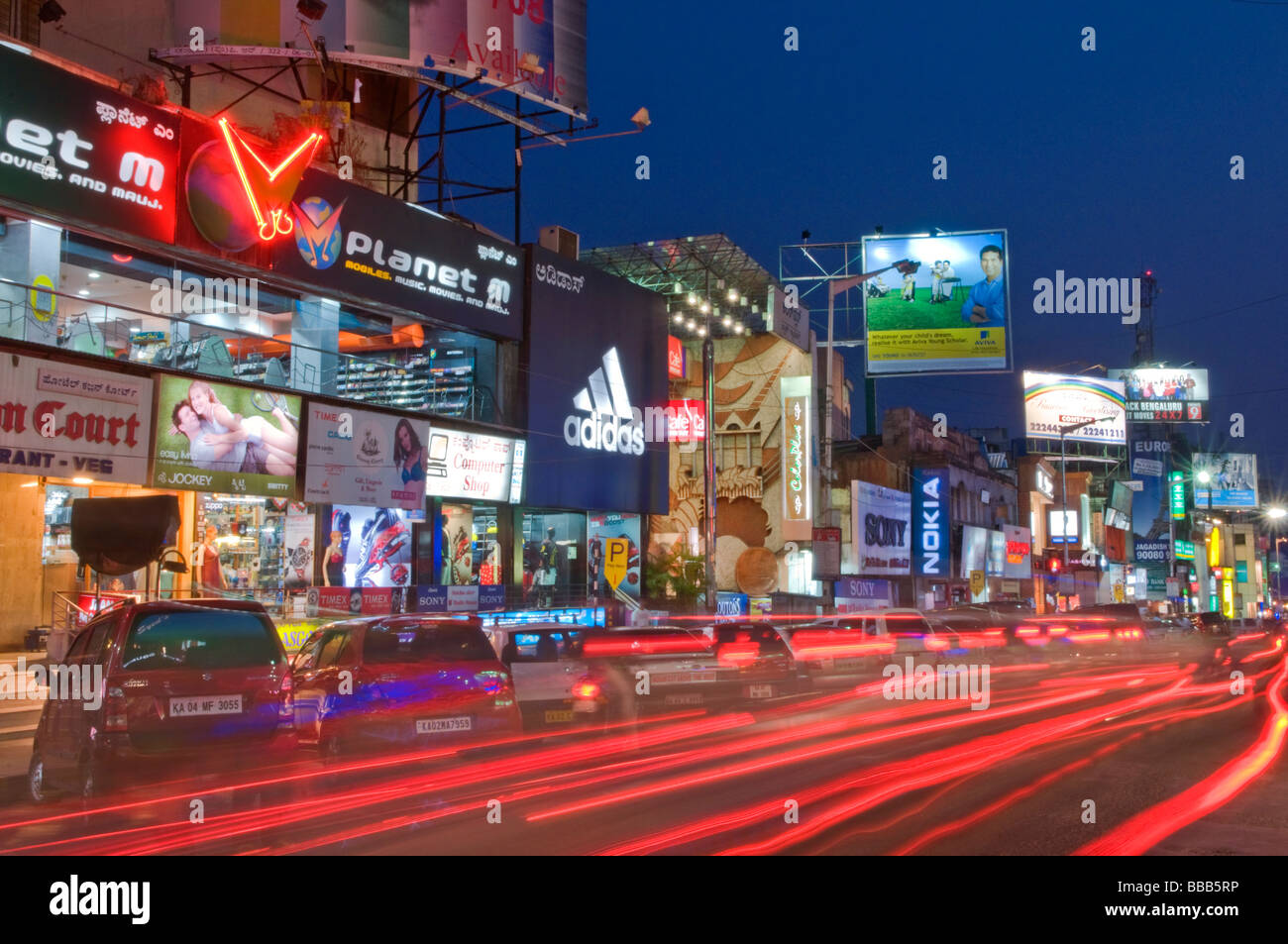 Brigade road bangalore hi-res stock photography and images - Alamy