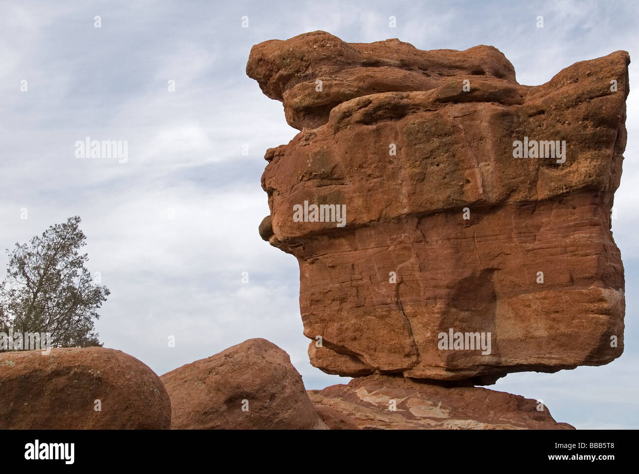 Balanced Rock Garden of the Gods Colorado USA Stock Photo