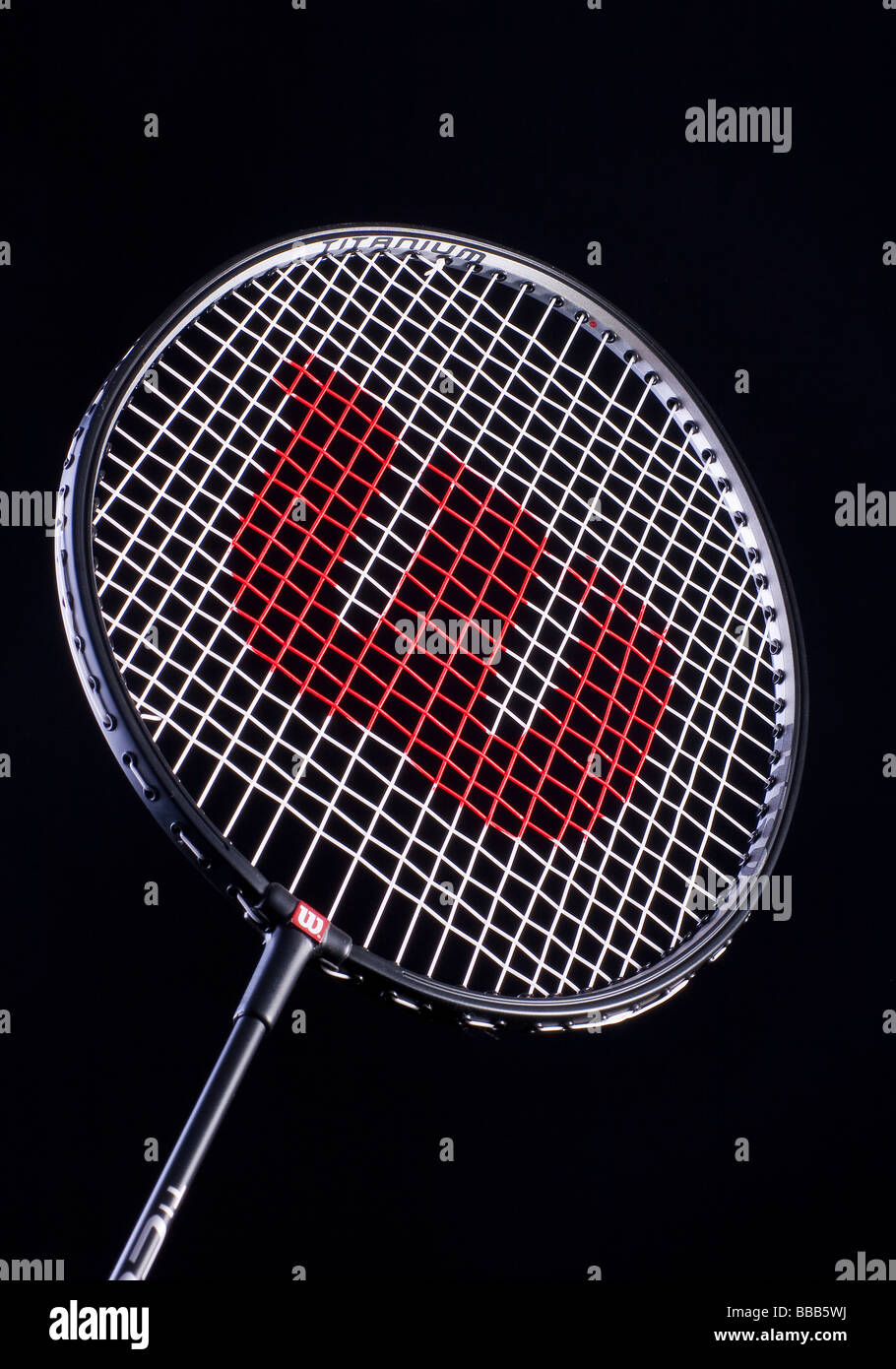 Badminton racquet head Stock Photo Alamy