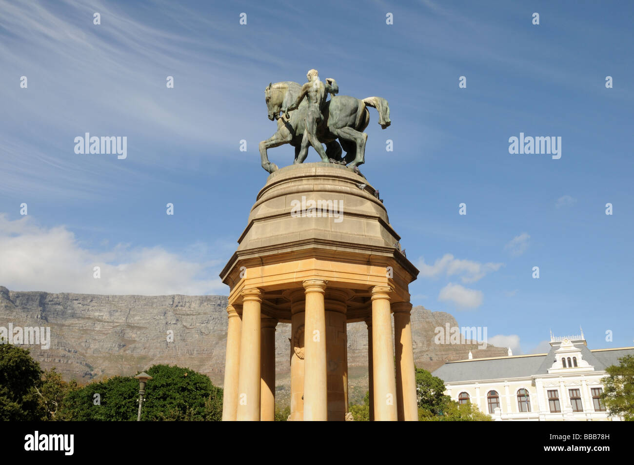 Delville Wood Memorial Compan's Garden Cape Town South Africa Stock Photo