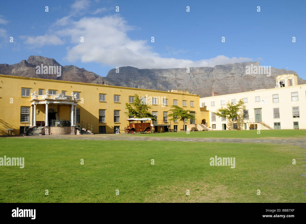 Castle of Good Hope and Table Mountain Cape Town South Africa Stock Photo