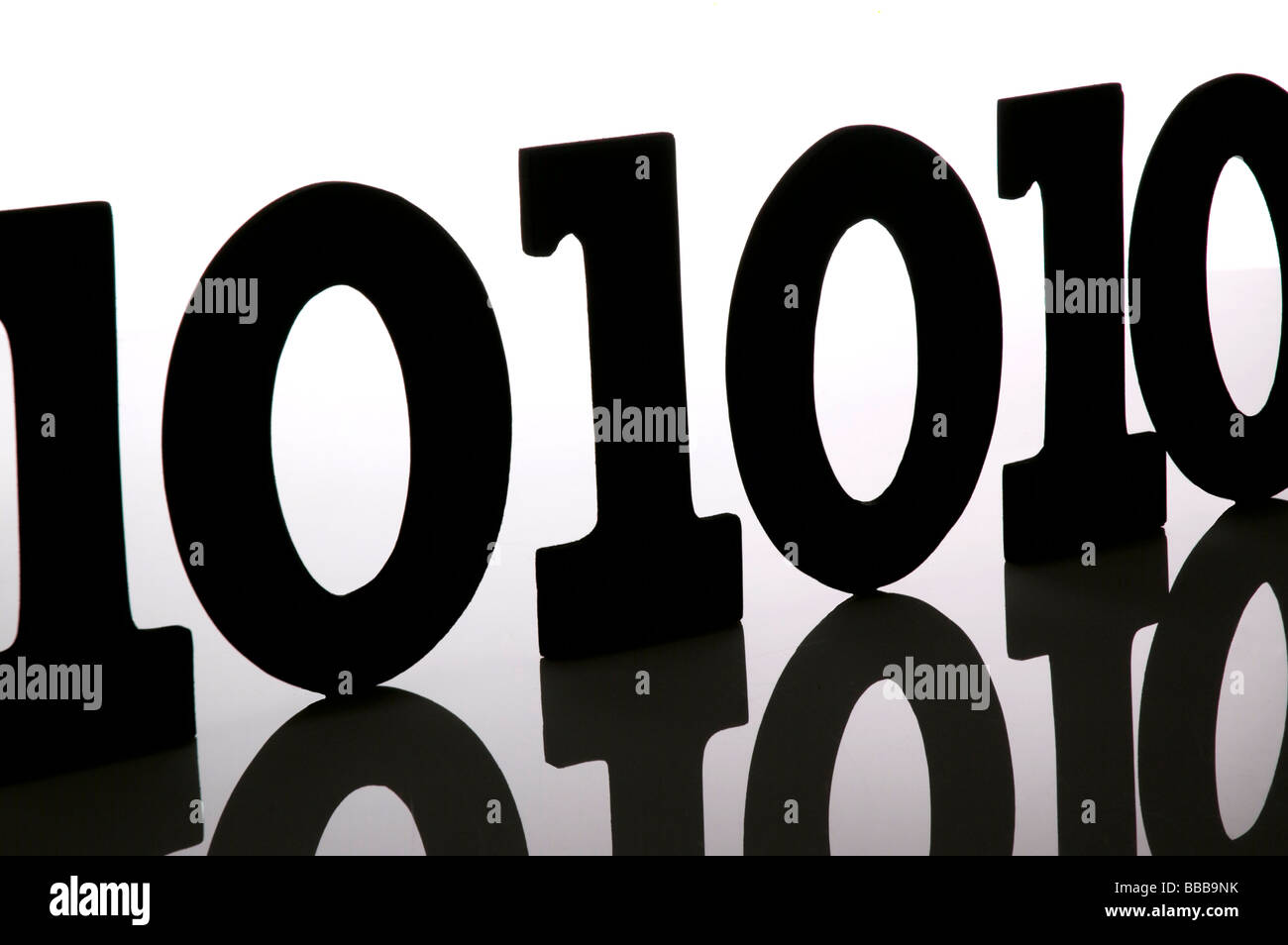 Binary numbers Stock Photo