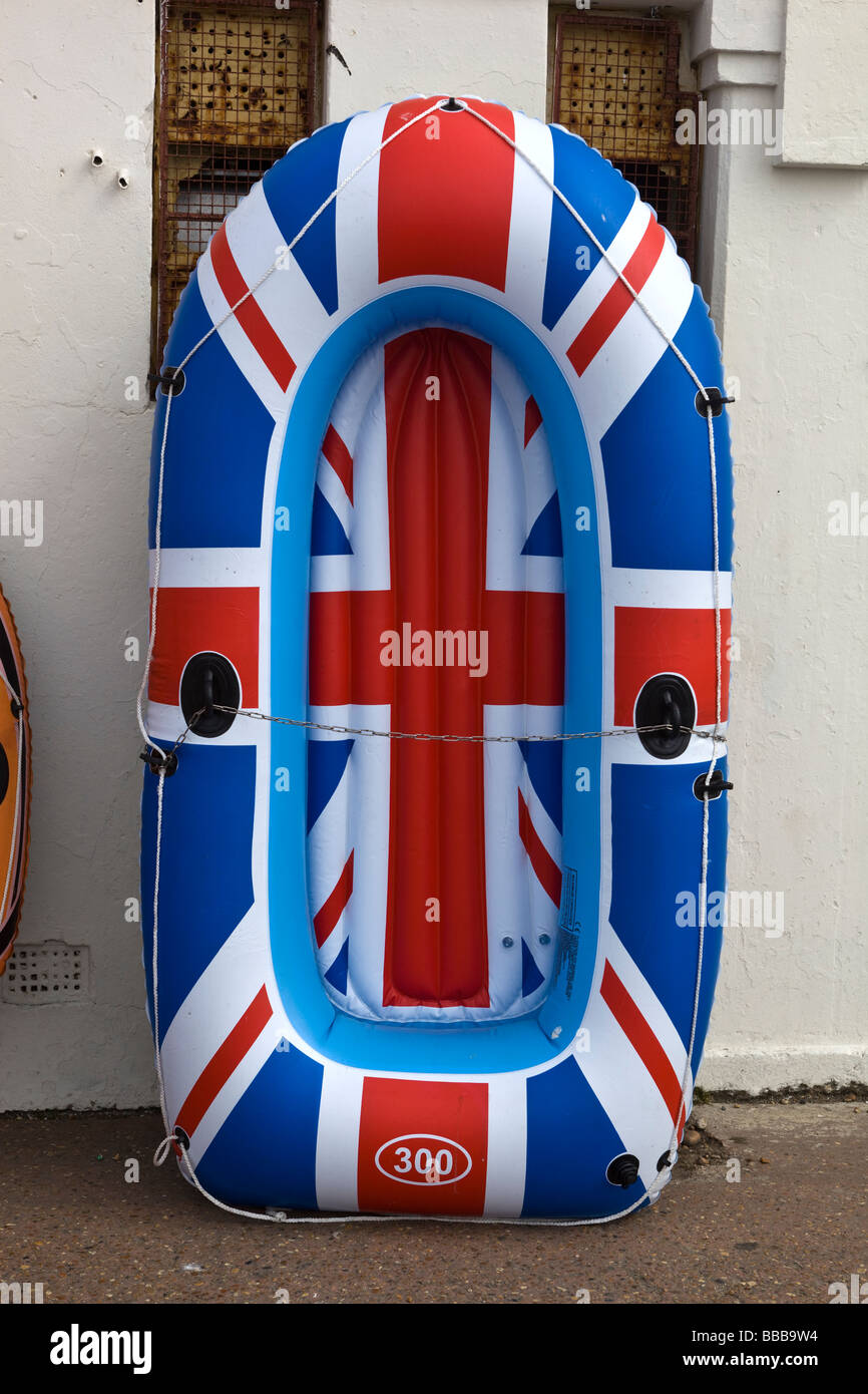 Inflatable dinghy brighton beach england hi-res stock photography and ...