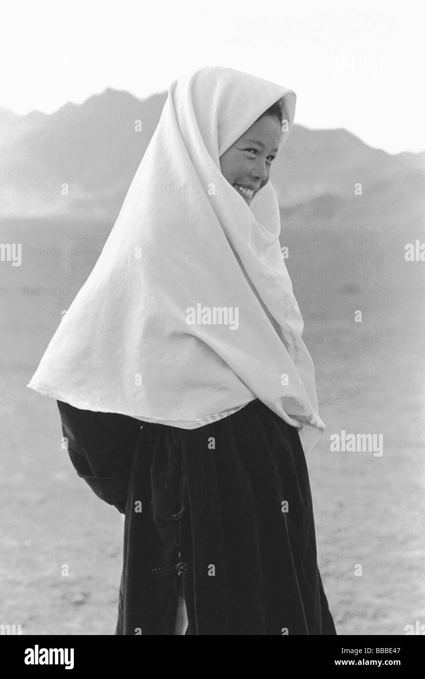 India, Ladakh, school girl Stock Photo