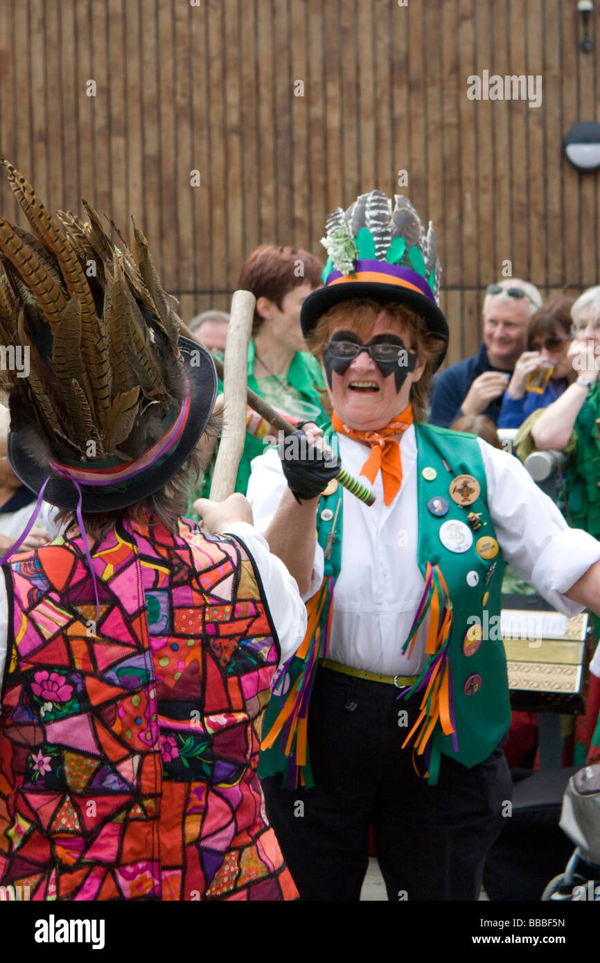 morris dancers performing Stock Photo Alamy