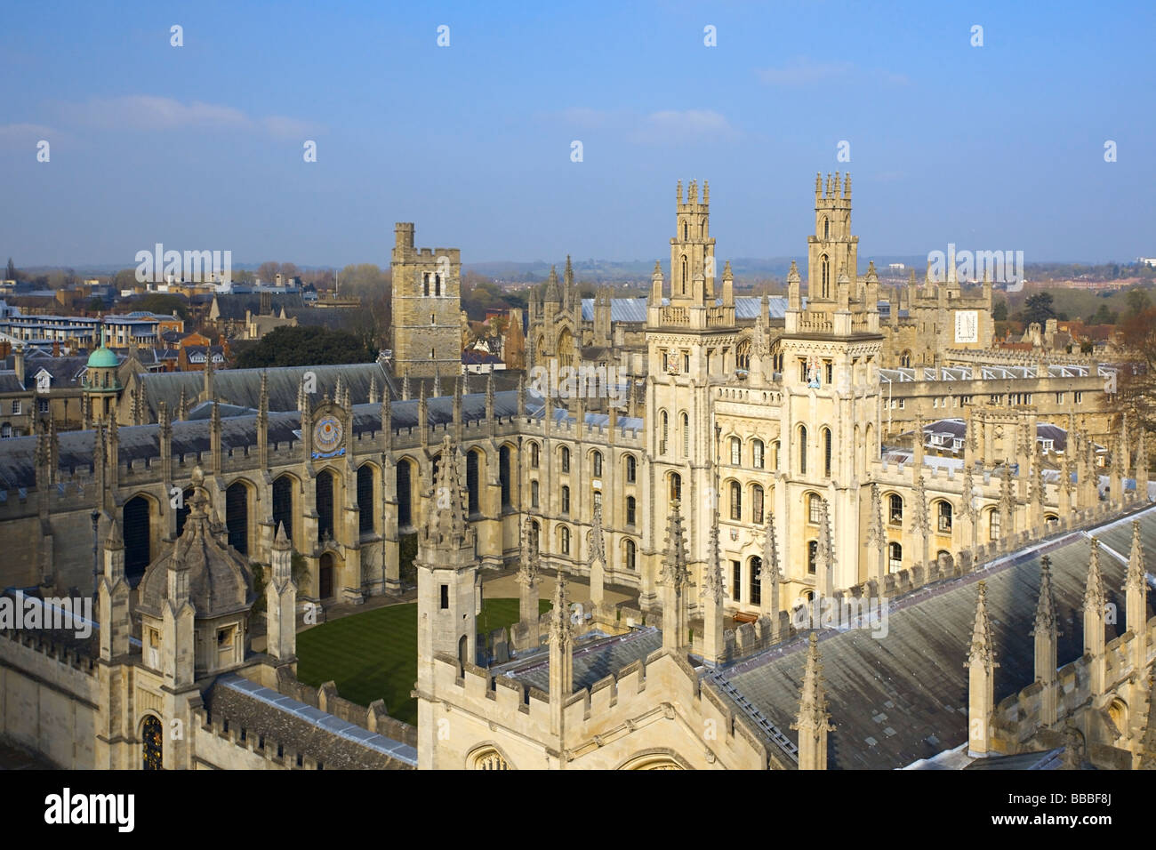The Warden and College of the Souls of all Faithful People deceased in the University of Oxford, England Stock Photo