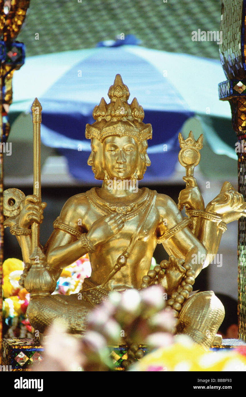 Thailand, Bangkok, Erawan Shrine, 4faced Buddha Stock Photo Alamy