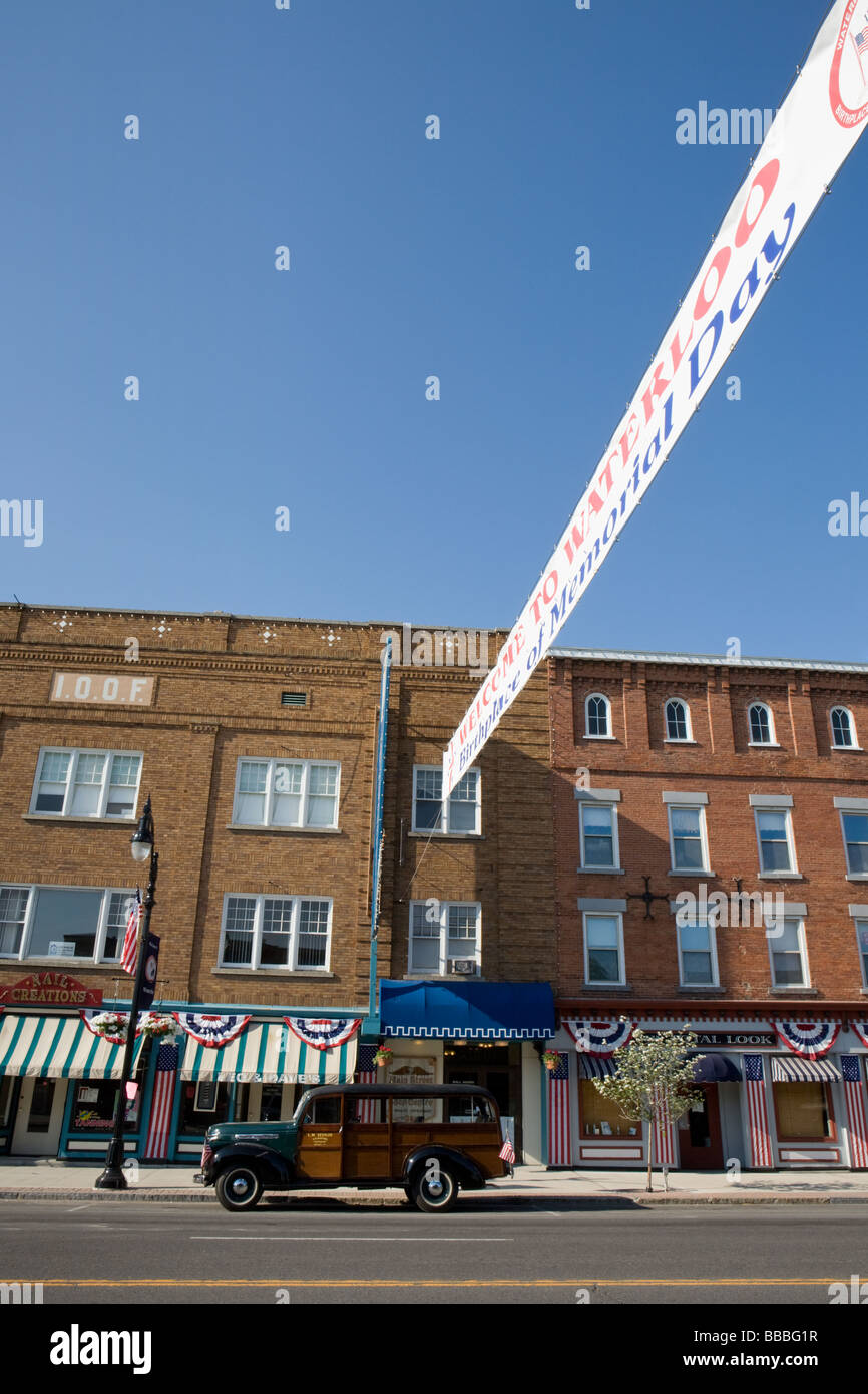 Waterloo New York Seneca County Finger Lakes Region is birthplace of