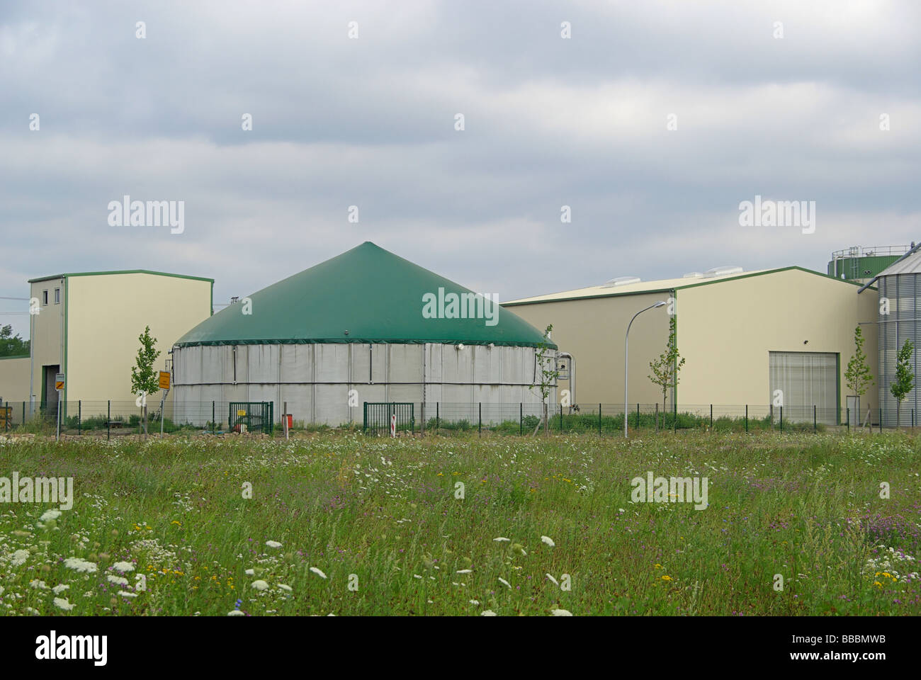 Biogasanlage biogas plant 26 Stock Photo