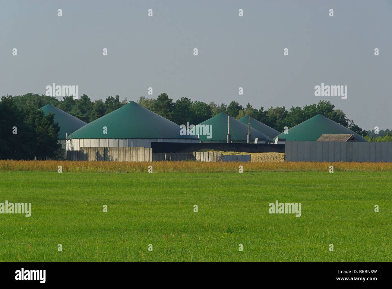 Biogasanlage biogas plant 21 Stock Photo