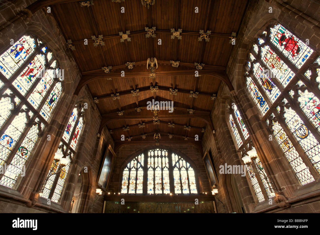 St. Mary's Guildhall in central Coventry, Midlands England, United Kingdom Stock Photo