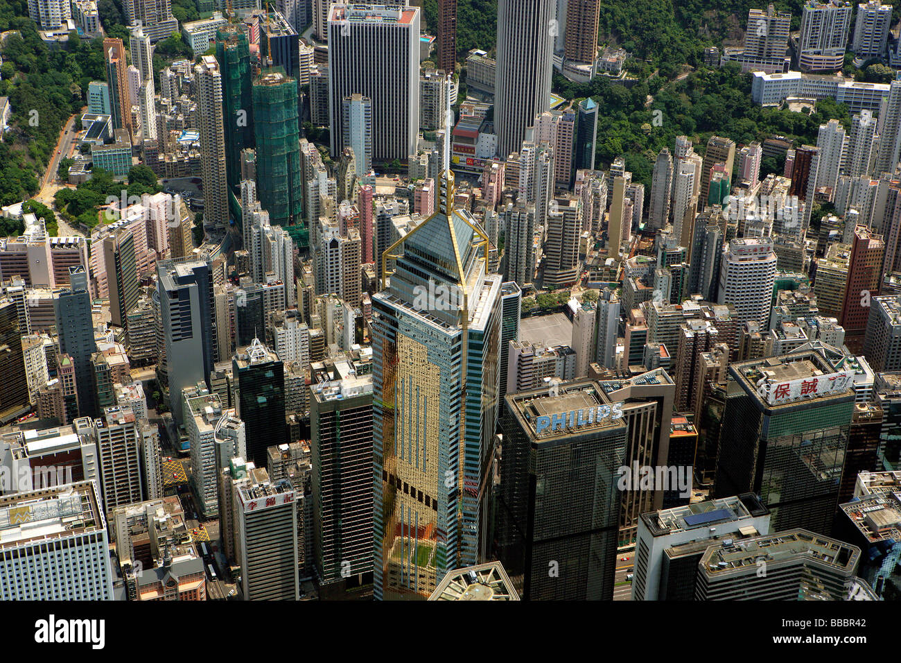 Hong kong aerial city hi-res stock photography and images - Alamy