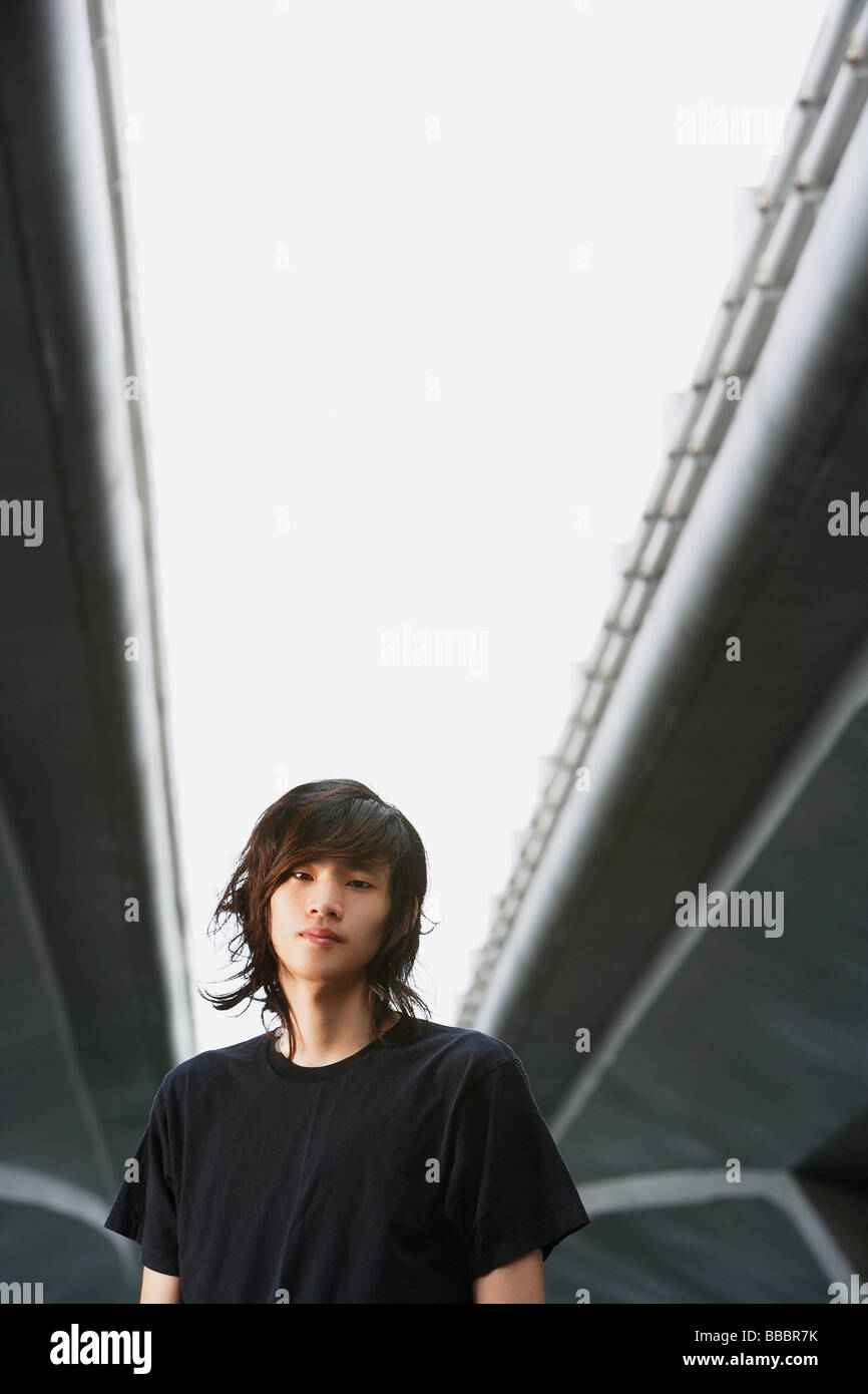 Chinese man with long hair hi-res stock photography and images - Alamy