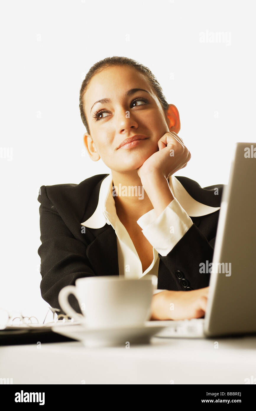 Open laptop hi-res stock photography and images - Alamy