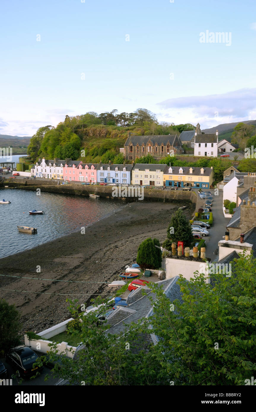 Portree Habour, Isle of Skye, Scotland Stock Photo