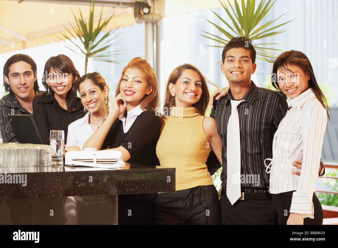 Group people standing at bar hi-res stock photography and images - Alamy